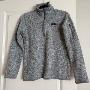 Patagonia Women's Zip-Up Sweater in Gray